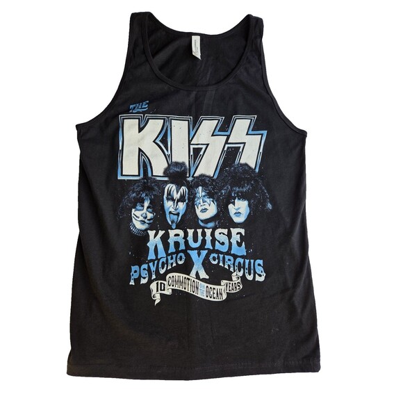 KISS Kruise X Psycho Circus Tank Top Band Muscle Tee Shirt Size Small - Picture 5 of 5